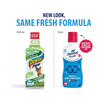 Dental Fresh Water Additive Original Formula for Cats 80oz